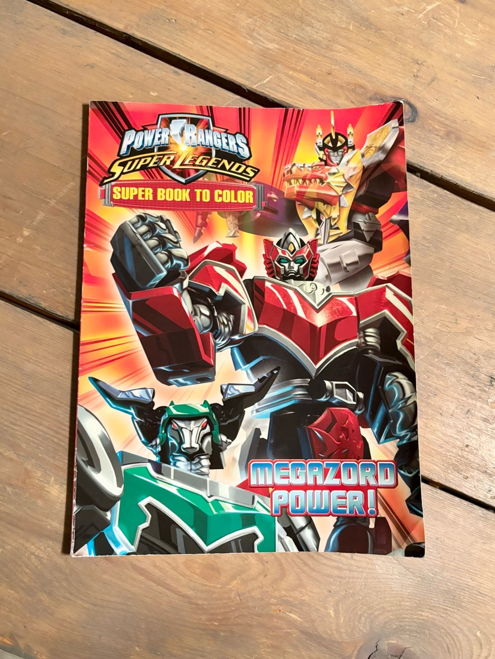 Power Ranger Super Legends Megazord Coloring Book